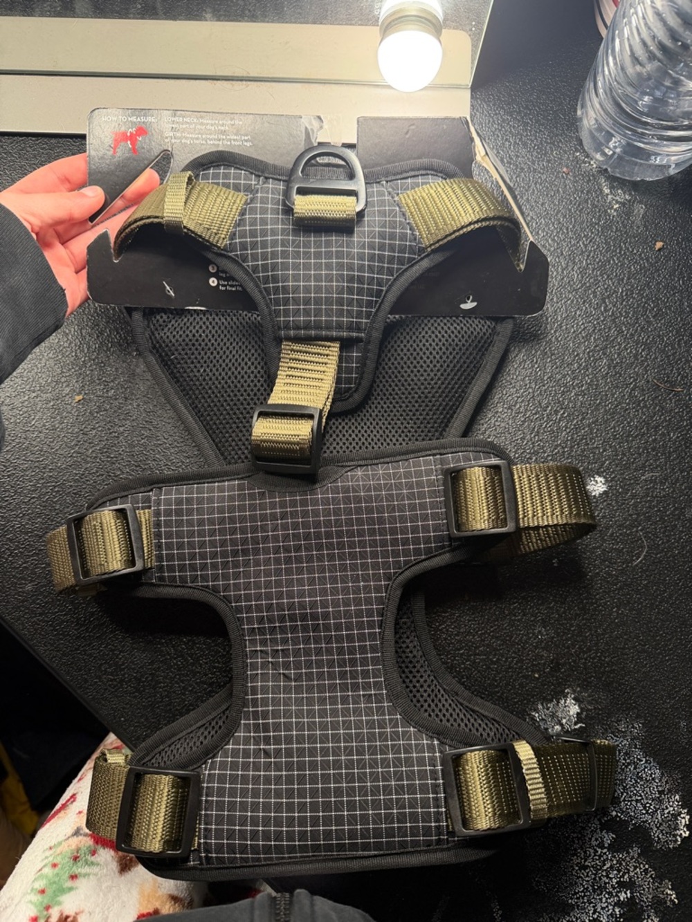 KONG Olive Green Heavy-Duty Dog Safety Harness - Picture 2 of 4